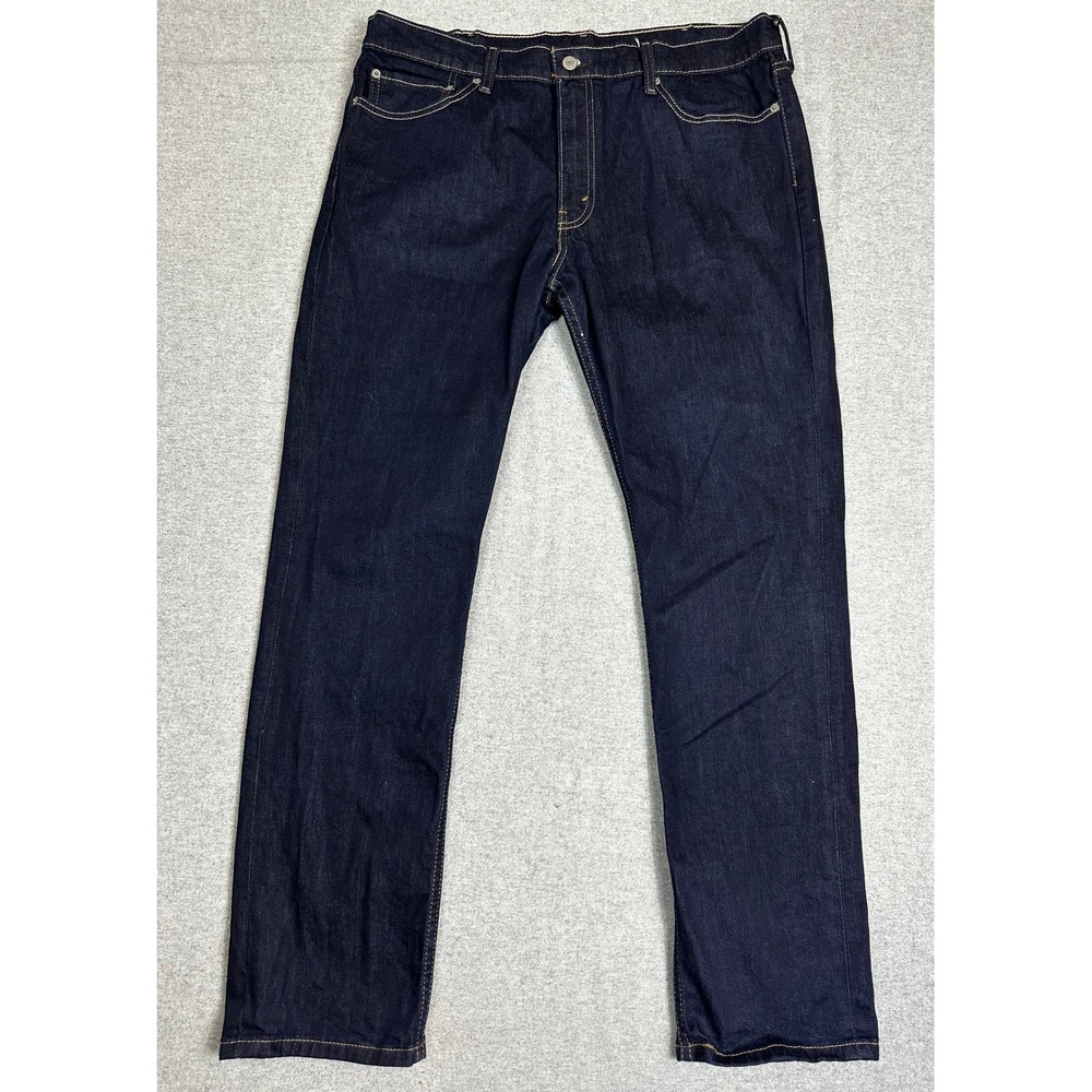 Levis 511 Jeans Mens 38x32 Dark‎ Indigo Wash Slim Fit Stretch Denim 5-Pocket